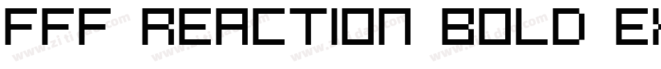 FFF Reaction Bold Extended字体转换